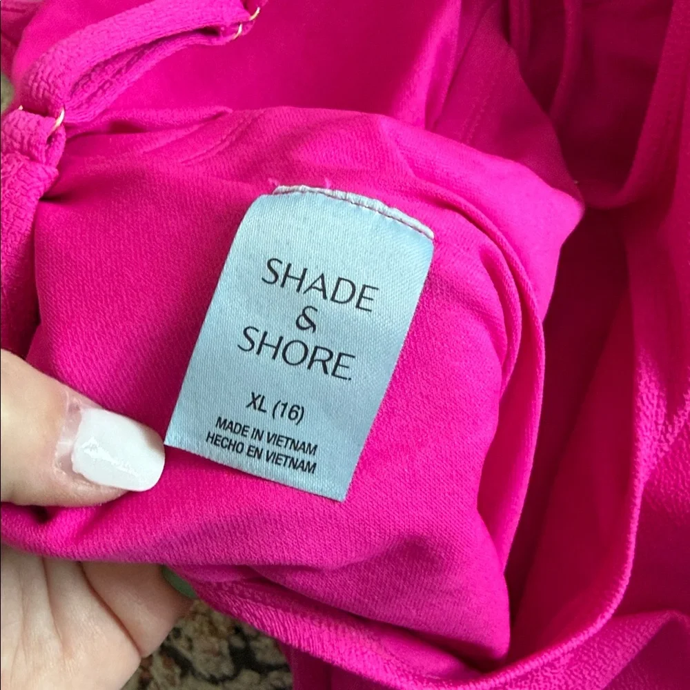 NEW- Shade & Shore Pink One-Piece Swimsuit